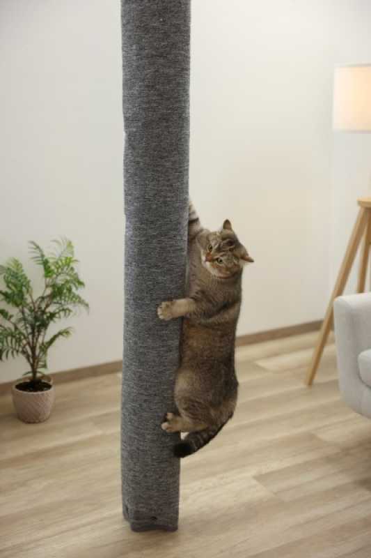 Kerbl Klettersack Katzen Carpet - ideale Alternative zu Kratzbaum deckenhoch, Aufstiegshilfe, Bezug waschbar